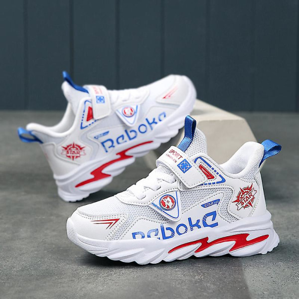 Barn Sneakers Andas löparskor Mode Pojkar Flickor Sportskor Dy2022 White 28