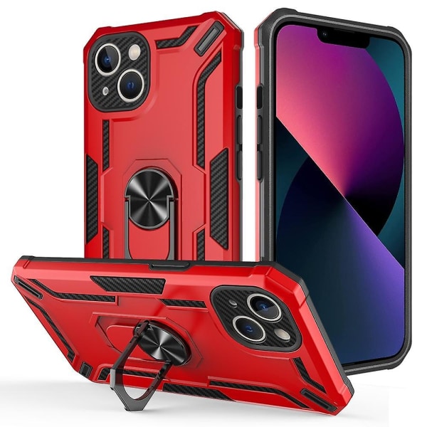 2 i 1 phone case för iPhone 15 Plus Red