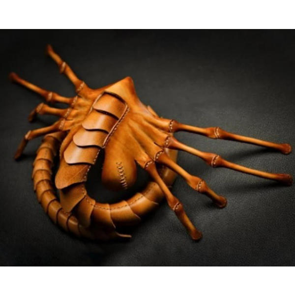Halloween Party Rolig Mask Scorpion Mask Facehugger Latex Mask