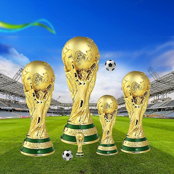 World Cup Football Trophy Resin Replica Trophy Model Fotbollsfan Souvenirpresent 27 CM