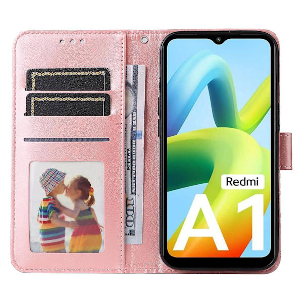 För Xiaomi Redmi A1 4G/A2 4G Solros case Vikbart ställ cover null none