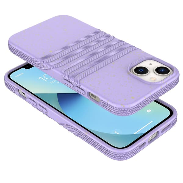 Wheat Straw TPU- case för iPhone 15 Purple