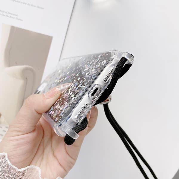 Epoxy TPU akryl phone case för iPhone 15 Purple