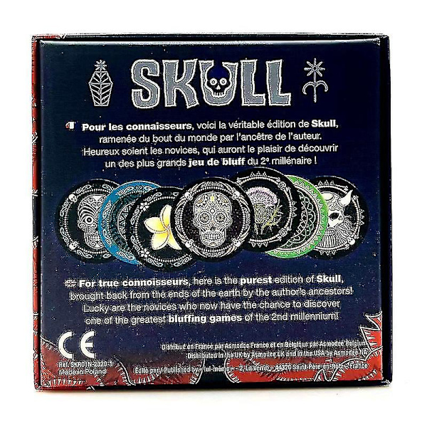 Skull King Rose Flower Skull Brädspel Casual Party Gissning Strategispel null none