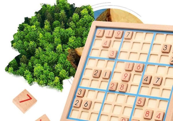 Sudoku Schack Schack Logik Träningsbräda Barn Resonerande Leksaker Barn Trä Spelleksaker null none