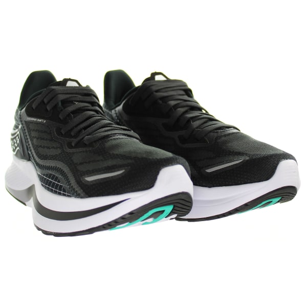 Saucony Endorfin Shift 2 Lace-Up Svarta syntetiska löparskor för dam S10689 10 Black UK 3.5 EU 36 US 5.5