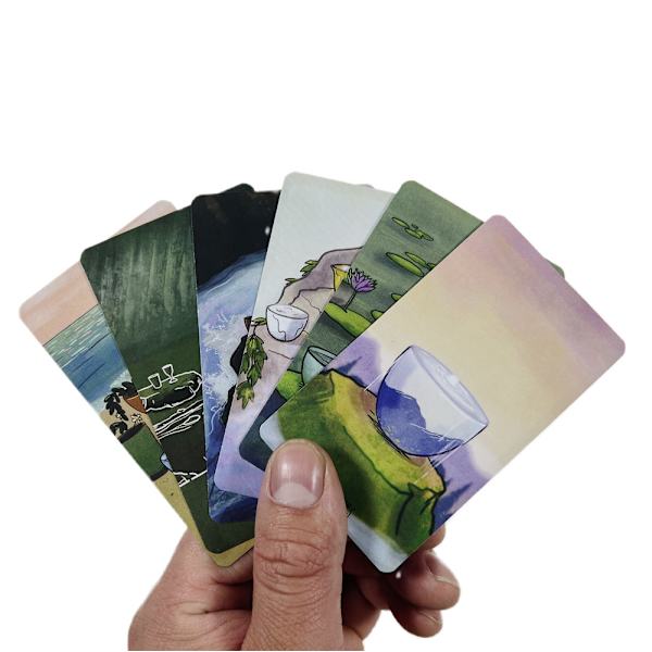 De rymliga Oracle Tarot Card Spådomskort