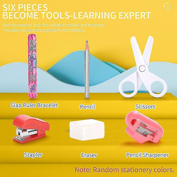 Små flygplan demontering brevpapper Box penna box brevpapper skola Pink none