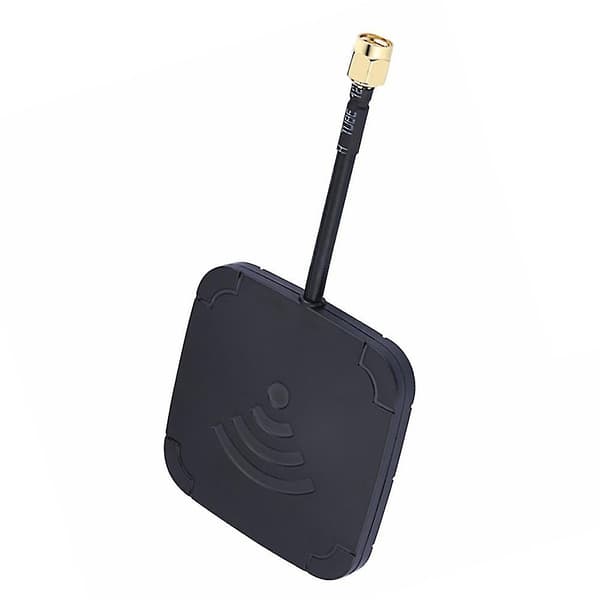 5,8g 14dbi High Gain Flat Panel Fpv Antenn Rp-sma För Receiver Rc Drönare Quadcopter Fpv Receiver M Black none