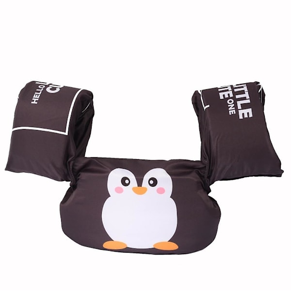 Baby Float Cartoon Arm Sleeve Flytväst Baddräkt Skum Säkerhet Simträning Flytande pool Float Simring Puddle Jumper Z penguin