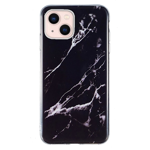 Marble TPU phone case för iPhone 15 Plus Black