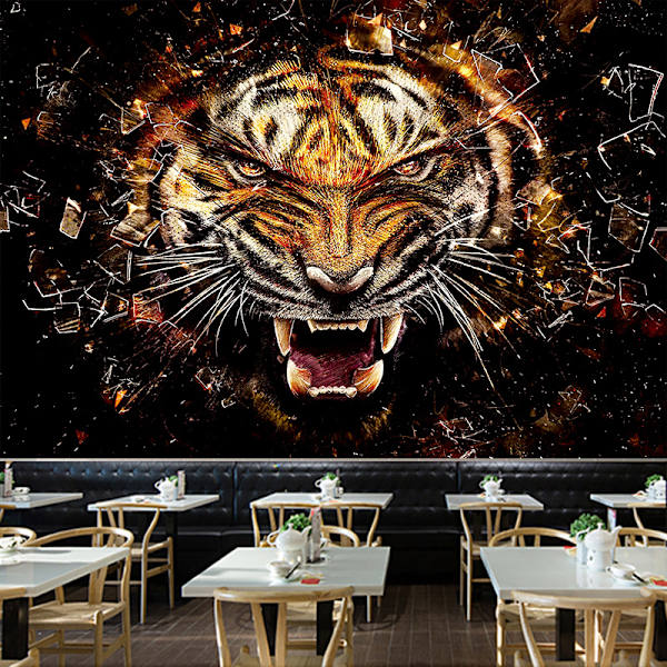 Cool Tiger Tapestry m 1150CM*130CM-11