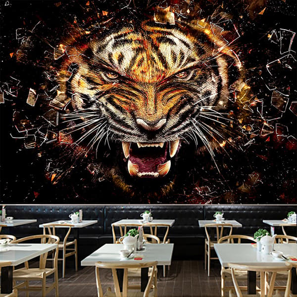 Cool Tiger Tapestry m 1150CM*130CM-32