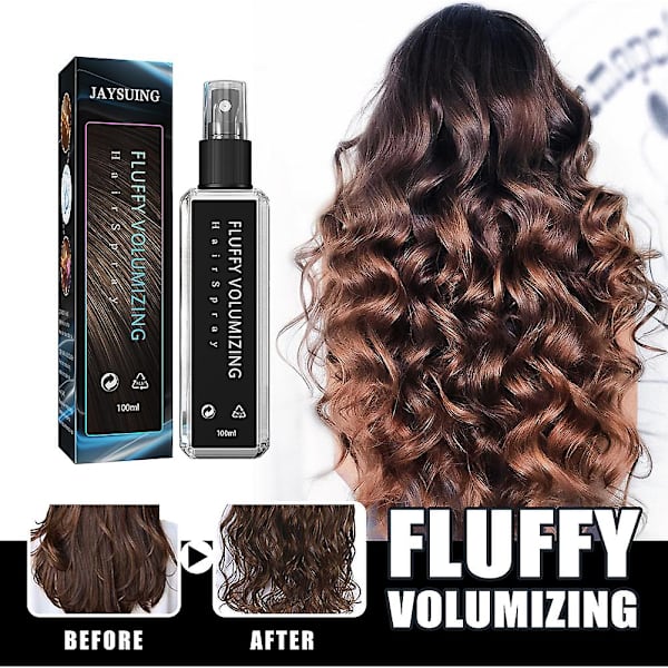 100 ml fluffigt volymgivande hårspray, extra volym magic spray, långvarig ljus, omedelbar volymgivande hårspray som inte är fet och inte klibbig, lämplig null none