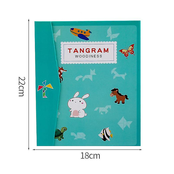 Magnetisk 3D Pussel Jigsaw Tangram Spel Lärande Pedagogiska ritbrädespel Toy Gift null none