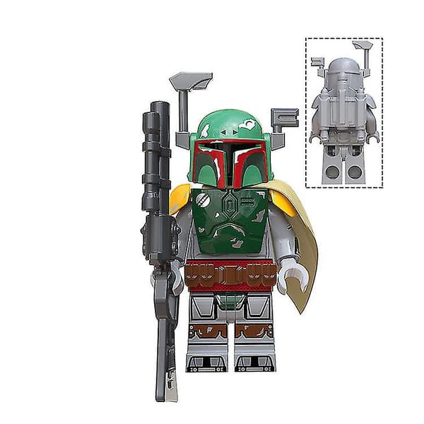 8-pack Star Wars The Mandalorian Minifigure Monterade Minifigure Building Block Leksaker null none