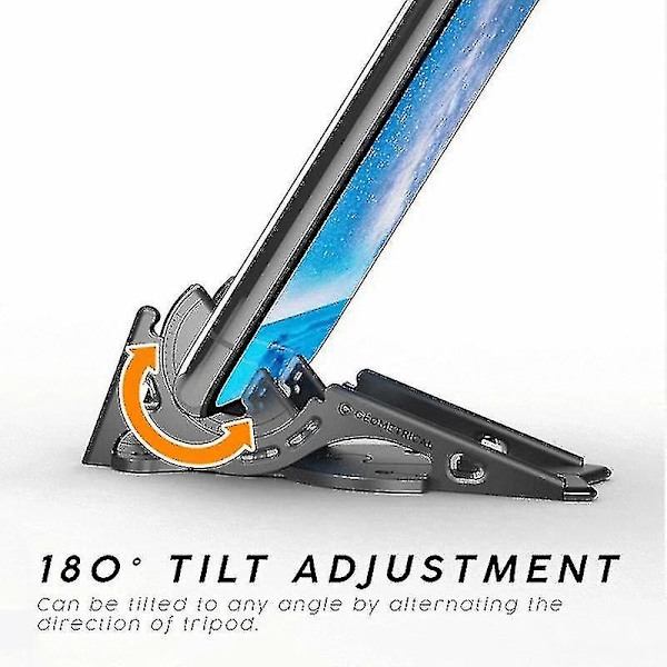 Selfie Carbon Card Vikbar mobiltelefonhållare Portabe Justerbart telefontillbehör Orange