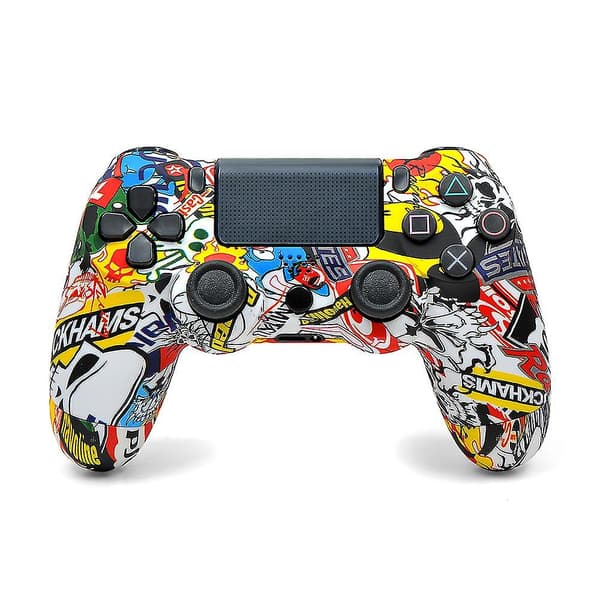 Trådlös PS4-spelkontroll kompatibel med Ps4/Slim/ pro -konsolen PS4 controller  case none