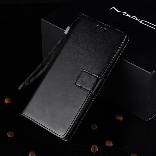Crazy Horse Plånboksställ Cover för iPhone XS/X null none