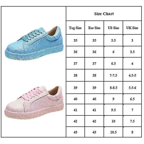Kvinnor med snörning Glitter Sneakers Glitter Casual Jogging Sneakers Platta skor black
