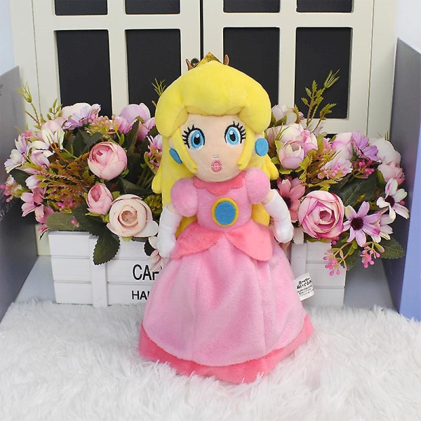 18 stilar Mario Bros Baby Princess Peach Daisy Rosalina mjuka plyschleksaker Kawaii Baby Mario Luiji Fyllda Peluche Dolls Present Barn Baby Princess Daisy none