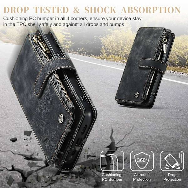 Multifunktionellt case för iPhone 15 Plus Black