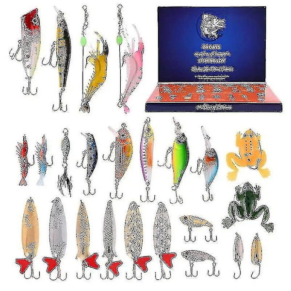 Julkalender Fiske - Julklapp med Fiskeutrustning null none