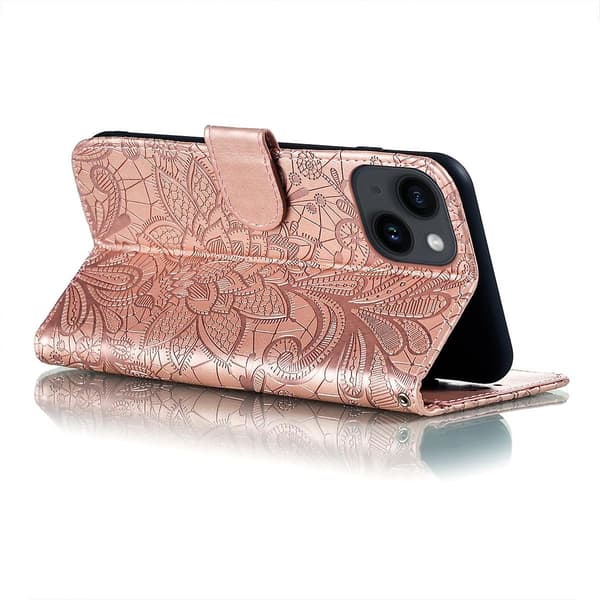 Lace Flower Phone case för iPhone 15 Multicolor