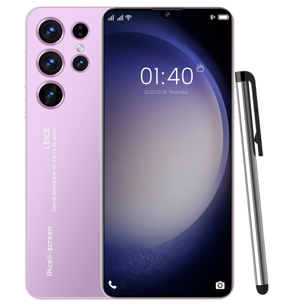 Smart Android-telefon S23 Ultra 6,8 tum 1+16g allt-i-ett smart Android-telefon (gratis frakt) Light pink Australian regulations
