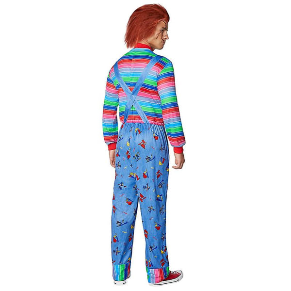 Unisex män vuxen frön av Chucky kostym Barn Chucky Halloween kostym Adult M