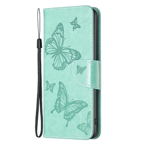 Butterflies Phone case för iPhone 15 Plus Green