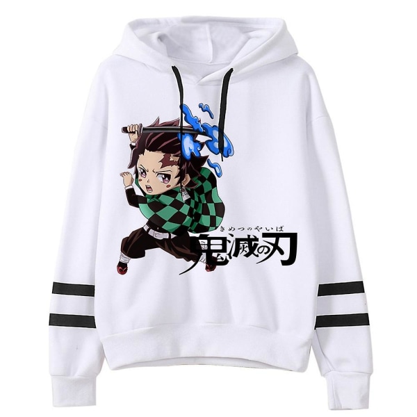 Demon Slayer Kimetsu No Yaiba Herr/kvinnor Luvtröjor Anime Unisex Harajuku Estetisk 90-tals sweatshirt Ulzzang Grafisk Casual Man Hood Shry 521 S