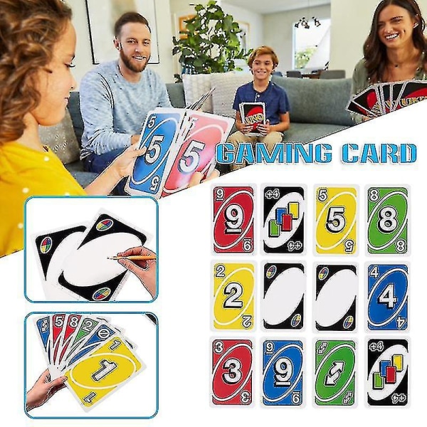 Uno Giant Family Card Game med överdimensionerade kort Kortspel för 2-10 spelare Hemmafest P null none