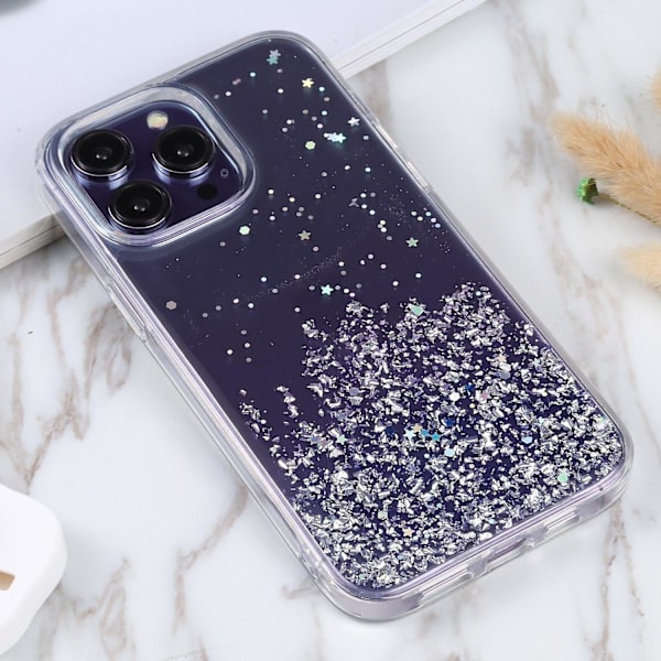 TPU+PC phone case för iPhone 15 Pro Purple
