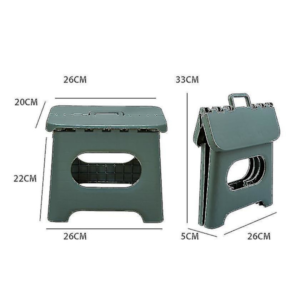 Folding Step Pall - Premium Heavy Duty hopfällbar pall för barn och vuxna null none