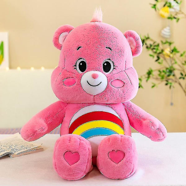 Kawaii Weather Bear Plyschleksak Söt Mjuka Djur Björndockor Carebears Plyschar Barn Födelsedagspresent Alla hjärtans present H pink