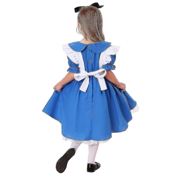 Maid Ta kostym för vuxna barn Anime Alice Halloween Carnival Party Kostym Kids M