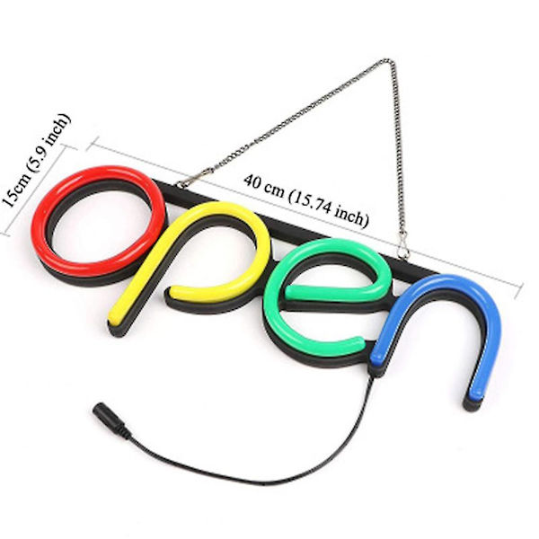 Led Neon Open Sign Light For Business Bar Club Ktv Väggdekoration Kommersiell belysning White none