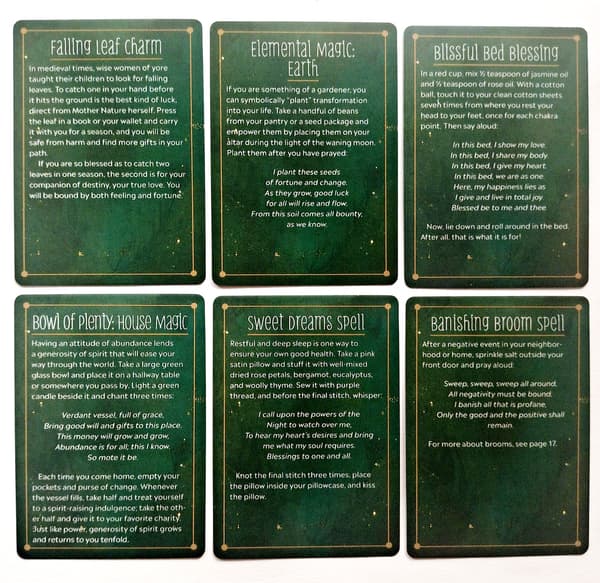 Practical Witch's Spell Deck Divination-kort