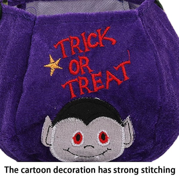 Halloween trick or treat väska, tygpåse presenthink 7