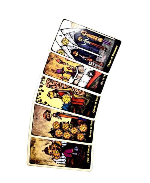 Delos Oracle Tarot Card Pocket Deck  Spådomskort