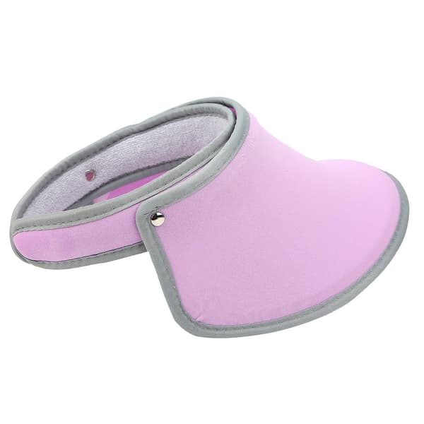 Elastiskt stickat tyg Andas golfsolhatt 360 rotation Justerbart Uv-skydd Light Purple