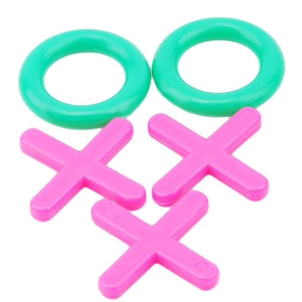 Förälder-barn Interactive Battle Ox Tic-tac-toe-bräda Casual Game Toy 1 bit(h-4) null none