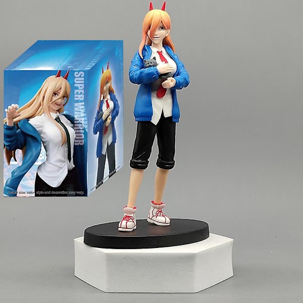 19cm Motorsåg Man Denji Anime Figur Power/denji Action Figur Motorsåg Man Denji Figurine Vuxen Samlarobjekt Modell Docka Leksak Present C 18cm With Retail Box8