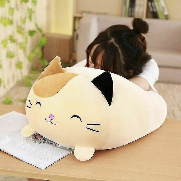 Katt Mjuk Squishy Chubby Cartoon Kudde 90CM