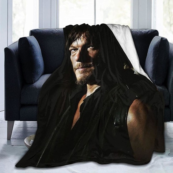 Daryl Dixon Fleecefilt Sängfilt Lätt Super Mjuk Mysig Lyxig Sängfilt Microfiber -t283 50x40in 125x100cm