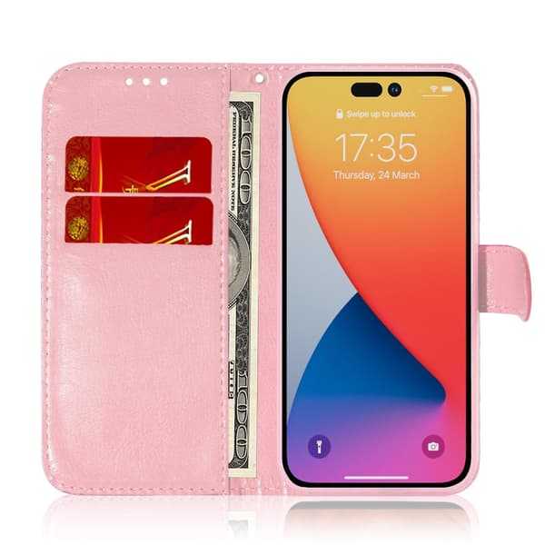 Färgglatt case för iPhone 15 Pro Pink