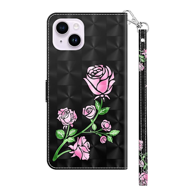 3D målat case för iPhone 15 Plus Pink none