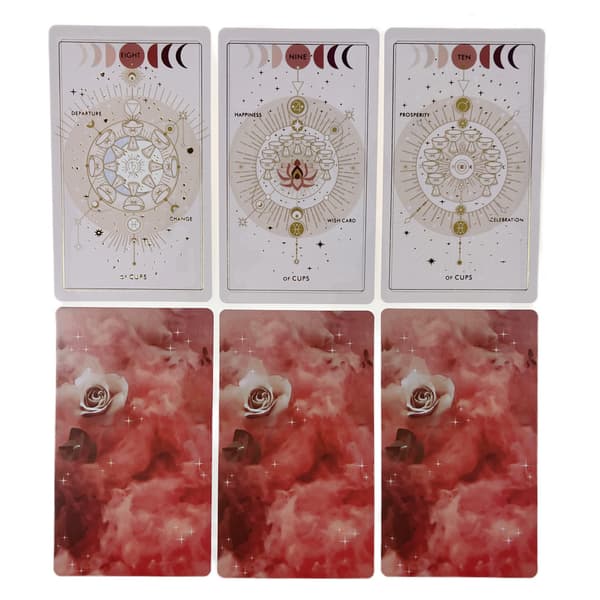 Stämplat brädspel papperskortDivination Cards Divination Cards