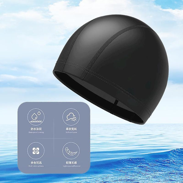 Pu Cap Vattentät Elastisk Andas Bekväm Beläggning Cap navy blue none